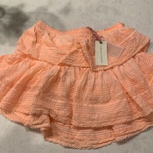 LoveShackFancy Ruffle Mini Skirt